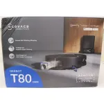 SALE OUT. Ecovacs DEEBOT T80 OMNI Vacuum cleaner, Robot, Wet&Dry, 18000Pa, TruEdge 2.0, ZeroTangle 3.0, Carpet Care, Black + Auto-empty stat | Ecovacs Robotic Vacuum Cleaner | DEEBOT T80 OMNI | Wet&Dry | Li-ion | 6400 mAh | Dust capacity 0.22 L | 180 ...