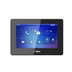 IP domofono monitorius 7 col. 1024x600,Micro SD kortelės prievadas,PoE(802.3af) juodas, SIP
