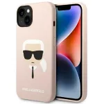 Karl Lagerfeld KLHMP14MSLKHLP Hardcase for iPhone 14 Plus / 15 Plus 6,7" / jght pink