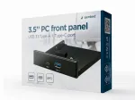 Gembird FDI3-U3C-01 Internal 3.5" Front Panel USB 3.1 Type-A + Type-C Port / black