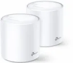 TP-LINK | Whole Home Mesh Wi-Fi 6 System | Deco X50 (2-pack) | 802.11ax | 574+2402 Mbit/s | Ethernet LAN (RJ-45) ports 3 | Mesh Support Yes | MU-MiMO Yes | No mobile broadband | Antenna type Internal