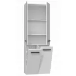 Topeshop NEL 2K DD BPOŁ bathroom storage cabinet White