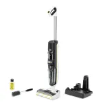 Vacuum Cleaner|KARCHER|FCV 4|Dry&wet|3-in-1 stick vacuum|White/Black|Bagless|Battery|1.056-131.0