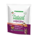 NATURAL TRAINER Cat adult Sterilised salmon su la&scaron;i&scaron;a 0.3kg