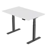 Profesionalus reguliuojamo auk&scaron;čio stalas, 139cm x 68cm, baltas