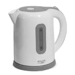 Adler | Kettle | AD 1234 | Standard | 2200 W | 1.7 L | Plastic | 360&deg; rotational base | White