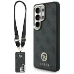 Guess 4G Big Rhinestone Triangle Strap MagSafe for Samsung Galaxy S26 Ultra / black