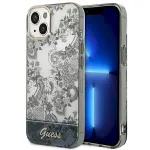 Guess GUHCP14MHGPLHG Porcelain Collection Hardcase for iPhone 14 Plus / 15 Plus 6.7" / grey