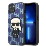 Karl Lagerfeld KLHCP13MPMNIKBL Monogram Ikonik Patch Hardcase for iPhone 13/14/15 6,1" / blue