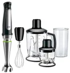 Braun | MultiQuick 7 Hand Blender | MQ 7045X | Hand Blender | 1000 W | Number of speeds 6 | Chopper | Black/Stainless steel