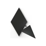 Nanoleaf | Shapes Black Triangles Expansion Pack (3 panels) | 42 W | WiFi