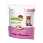 NATURAL TRAINER Cat Kitten Chicken kačiukams su vi&scaron;tiena 0.3kg