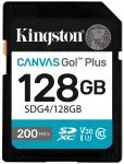 Kingston | Canvas Go! Plus | 128 GB | SD | Flash memory class Class 10, UHS-I, U3, V30