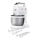 TEFAL HT312138 Quickmix | Hand Mixer | 300 W | Number of speeds 5 | Turbo mode | White/Stainless steel
