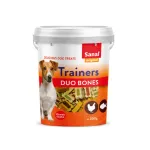 Sanal Dog Trainers Duo Bones skanėstai &scaron;unims su vi&scaron;tiena ir žuvim, 300g