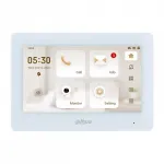 IP domofono monitorius 7 col. Wi-Fi,1024x600,Micro SD kortelės prievadas,PoE(802.3af) baltas, SIP