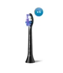 Philips HX6056/88 Sonicare Sensitive | Replacement brush heads | Heads | For adults | Number of brush heads included 6 | Black