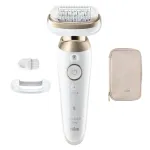 Braun Epilator | Silk-&eacute;pil 9 Flex SES9-011 3D | Operating time (max) 50 min | Number of power levels 2 | Wet & Dry | White/Gold