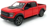 KiNSMART automobilis, 2022 Ford F-150 Raptor, raudonas