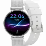 Smartwatch Gravity with 2 Straps GT26-8 / Silver-White