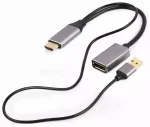 Gembird A-HDMIM-DPF-02 HDMI Male to DisplayPort Female Adapter 4K / black