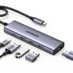 Daugiafunkcis HUB 5in1 USB-C - HDMI 1.4