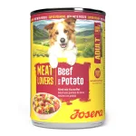 Josera Meat Lovers Menu Beef with Potato konservuotas pa&scaron;aras &scaron;unims su jautiena ir bulvėmis, 400 g