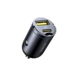 Baseus Tiny Star Mini Car Charger USB-A/USB-C 30W / Cosmic Black