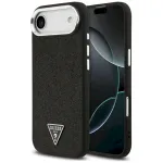 Case Guess Glitter Triangle Logo MagSafe for iPhone Air / black
