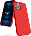 Dėklas Mercury Silicone Case Samsung S916 S23 Plus 5G raudonas