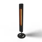 Mill | Outdoor Heater | OH2000ULGPFLOOR | Patio heater | 2000 W | Black | IP65
