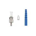 Qoltec Fiber optic ST connector | Singlemode | 2.0mm | Mounting set | 200pcs.