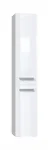Bathroom cabinet NEL II 31x30x174 cm, white, glossy