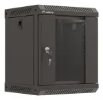Lanberg WF11-3306-10B rack cabinet 6U Wall mounted rack Black