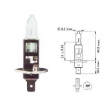 Lemputė PHILIPS 55W 12V P14,5s H1 PREMIUM +30% BLISTERIS