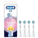 Oral-B | Replaceable toothbrush heads | iO Gentle Care | Heads | For adults | Number of brush heads included 4 | Number of teeth brushing modes Does not apply | White