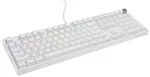 Genesis Thor 404 | Mechanical Gaming Keyboard | Wired | US | Outemu Peach Silent | White