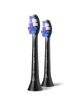 Philips Replacement brush heads | HX6052/88 Sonicare Sensitive | Heads | For adults | Number of brush heads included 2 | Black