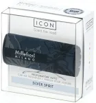 Millefiori Milano Icon Car Air Freshener 47g Silver Spirit