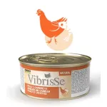 VIBRISSE konservai katėms su vi&scaron;tiena ir krevetėmis 70g 1vnt (24)