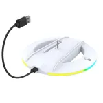iPega P5S025S Vertical Stand with RGB for PS5 Slim/PS5 Pro White