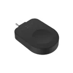 Fixed USB-C Charging Adapter for Apple Watch compatible with Powerstation Uni, Black