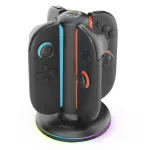 iPega SW2052 Charger Dock with RGB for JoyCon Controllers Nintendo Switch 2 / black