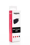 SEEK TOTI 20W Type-C PD Portable Wall Fast Charger, Black