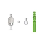 Qoltec FC/APC fiber optic connector | Singlemode | 2.0mm | Mounting set | 200pcs.
