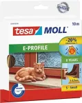 Ecost prekė po grąžinimo tesa moll E-Profile Rubber Seal, Self-Adhesive Seal for Insulating Gaps on