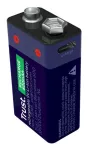 Trust 25745 Rechargeable 9V Battery USB-C 400mAh / blue