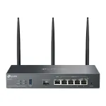 TP-LINK | SafeStream Gigabit Multi-WAN VPN Router | ER706W | 802.1q | Ethernet LAN (RJ-45) ports 1&times; Gigabit SFP WAN Port, 1&times; Gigabit RJ45 WAN Port, 2x Gigabit RJ45 LAN Ports 2&times; Gigabit WAN/LAN RJ45 Ports | Mesh Support Yes | MU-MiMO Yes | 3G/4G via o ...