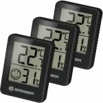 Bresser Temeo Hygro Indicator 3-unit Set, black