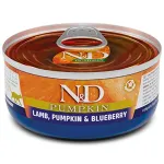 FARMINA N&D PUMPKIN - CAT Wet Lamb Pumpkin&Blueberry ADULT 70 g (pak.24)